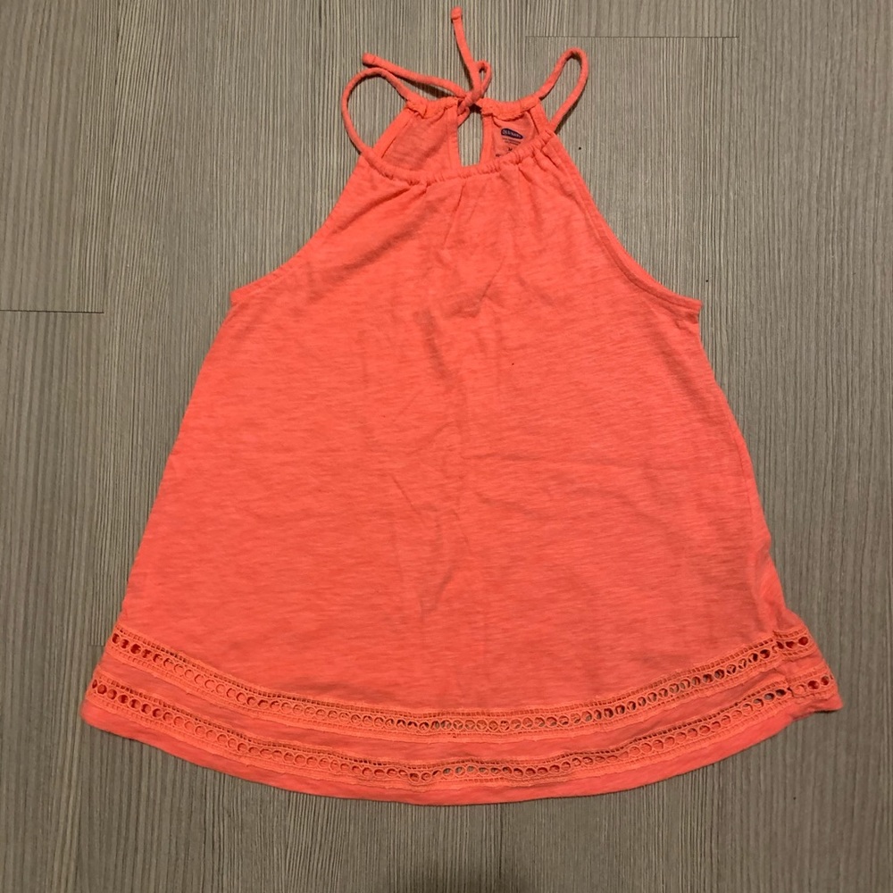 Girls Coral Summer Top